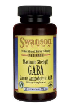 Swanson GABA 750 mg 60 caps.