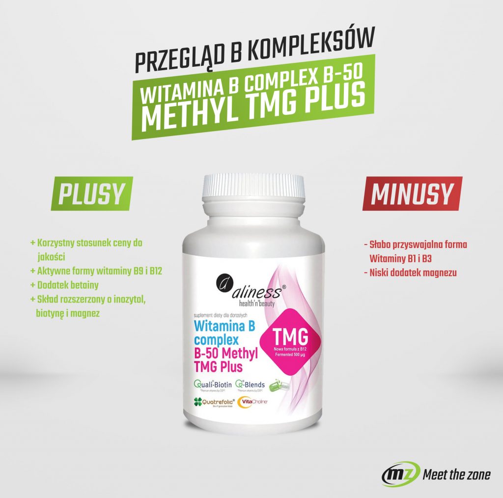 Aliness Witamina B complex B-50 Methyl TMG Plus