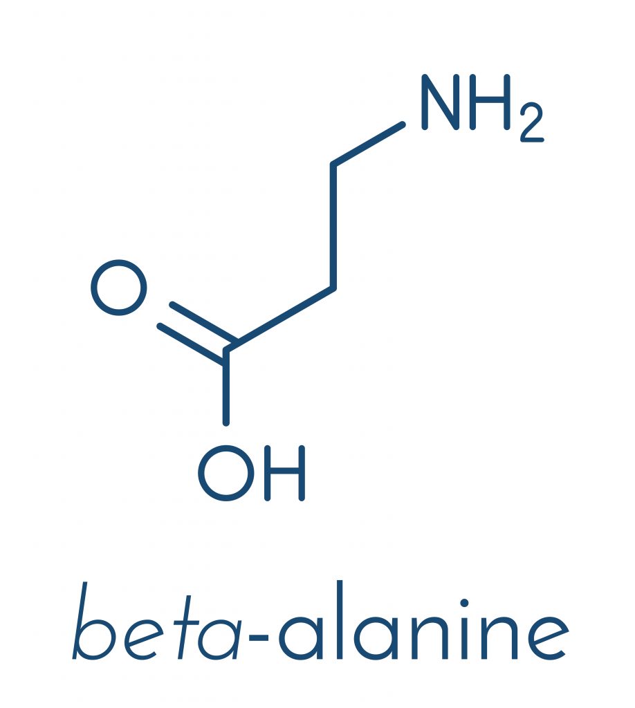 Wzór strukturalny beta-alaniny