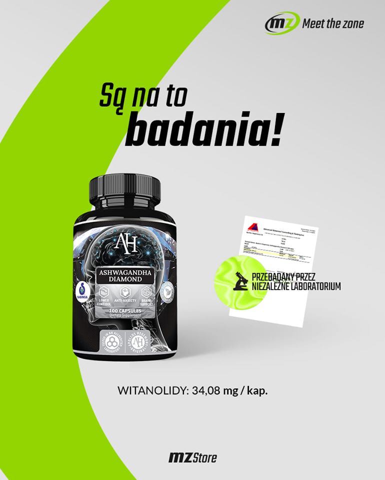 Warto wybierać produkty przebadane klinicznie. Jednym z niewielu takich suplementów jest Ashwagandha Diamond od firmy Apollo Hegemony