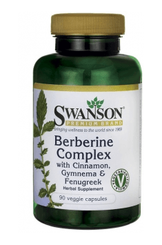 Przykładowym produktem łączącym berberynę z cynamonem jest Berberine Complex z firmy Swanson