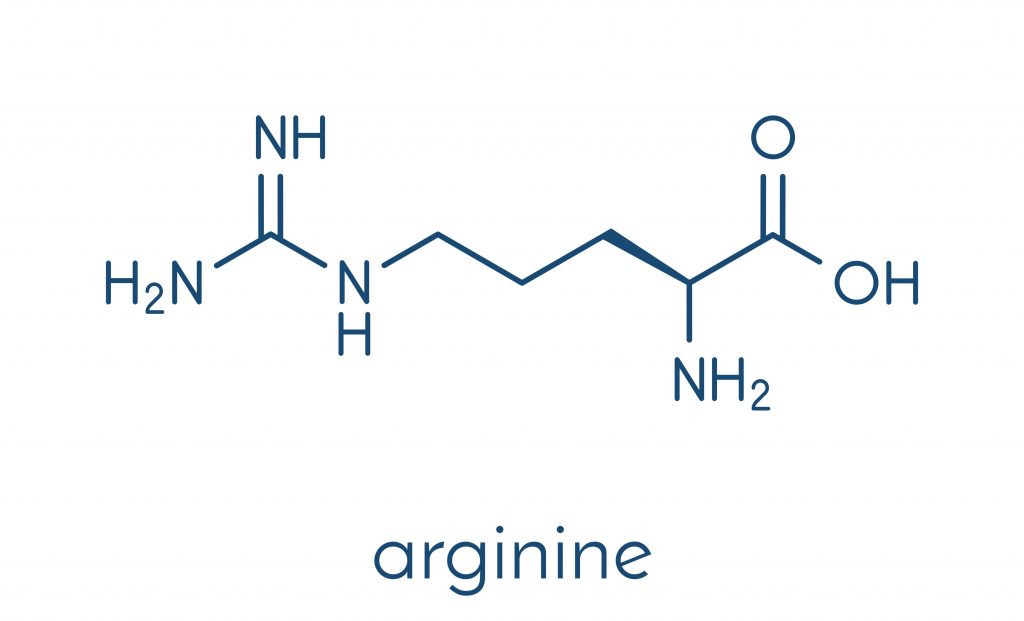 Wzór strukturalny argininy