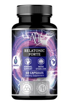 Rekomendowany zestaw adaptogenów na zmniejszenie poziomu kortyzolu - Apollo's Hegemony Relatonic Forte