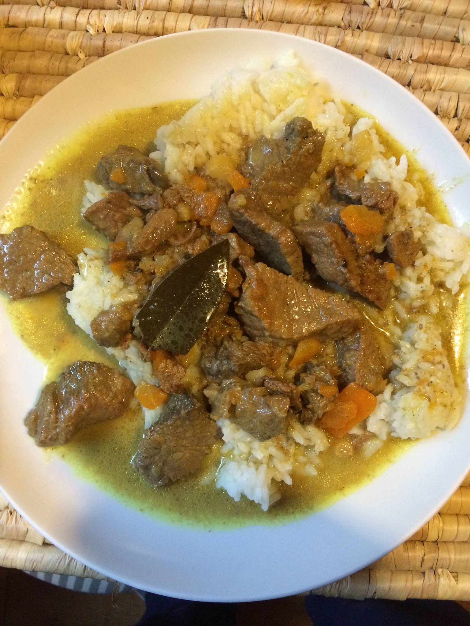 Wołowina curry w mleczku kokosowym