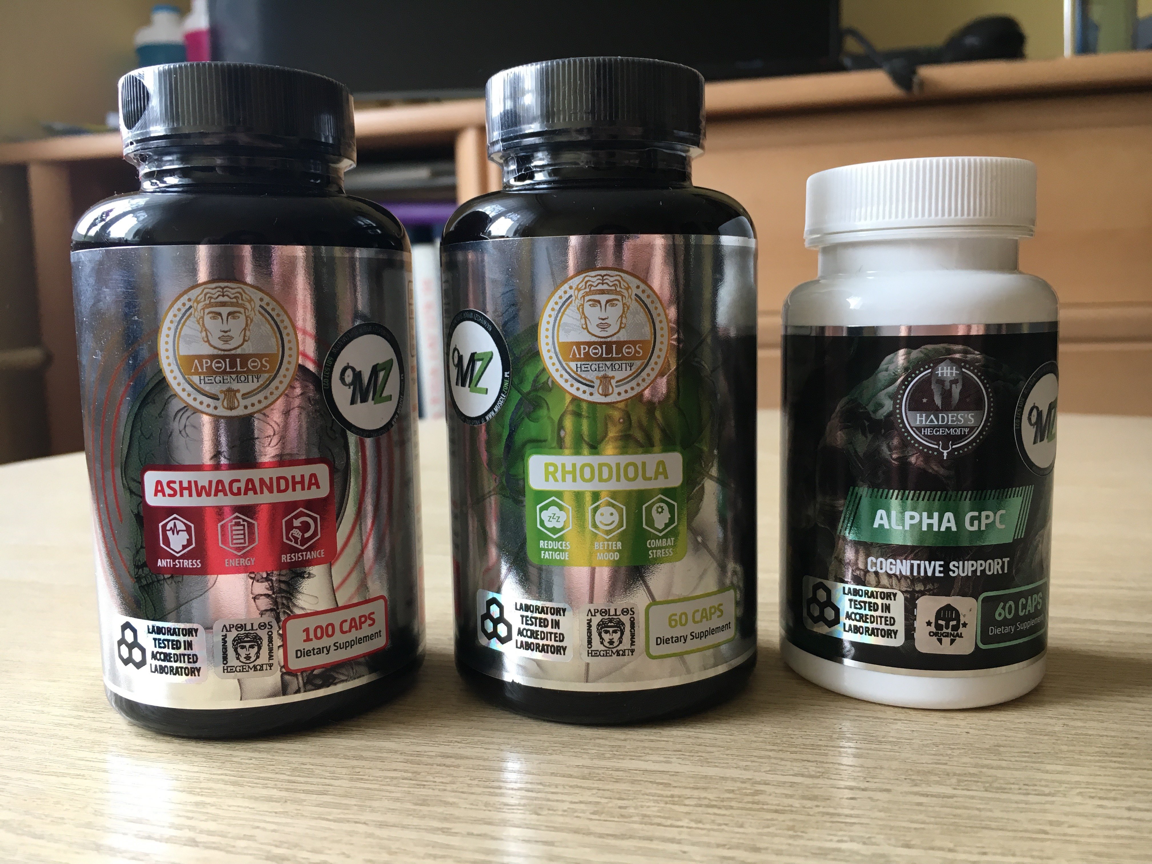 Rhodiola - Alpha GPC - Ashwagandha