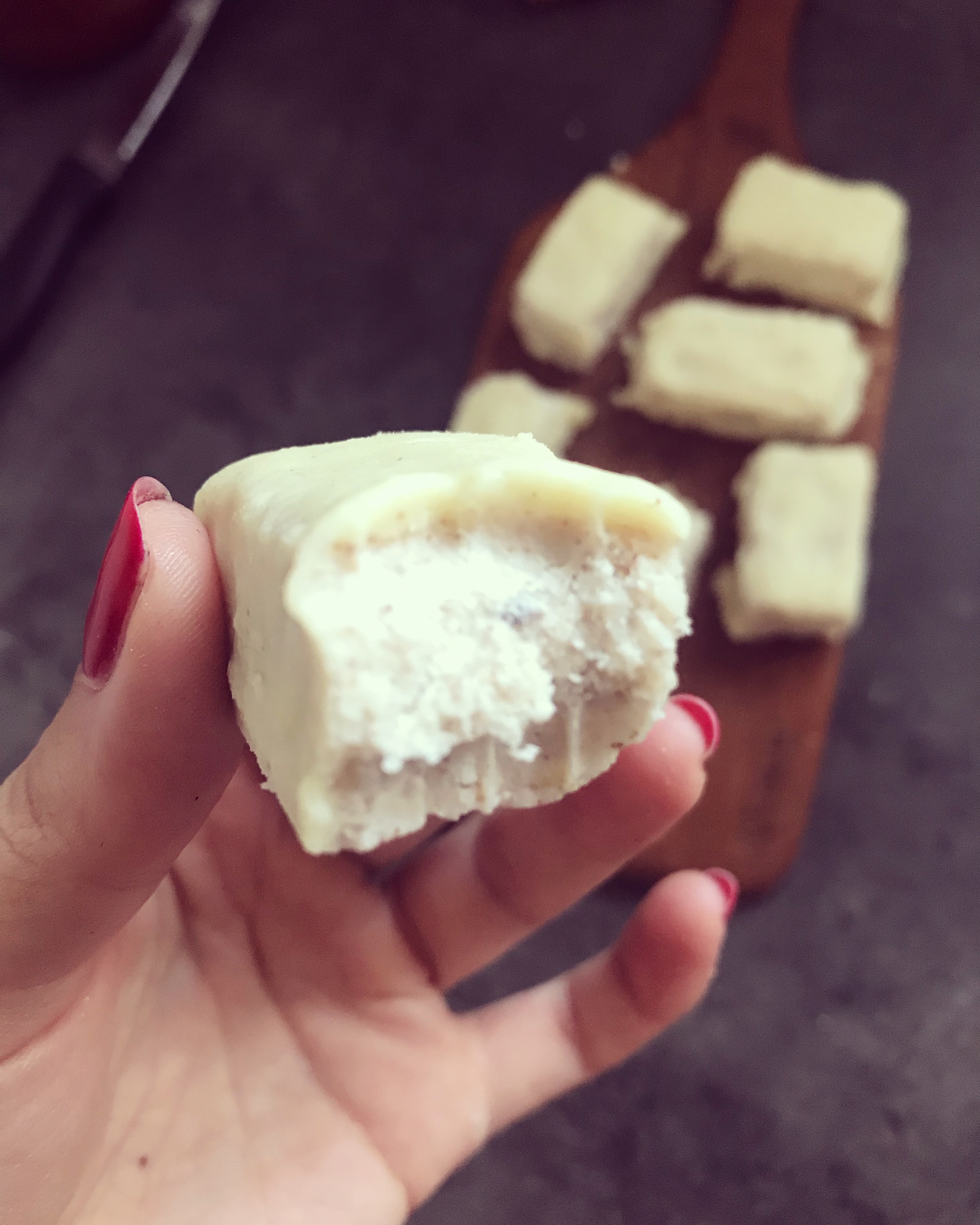 Proteinowe białe michałki low carb - przepis