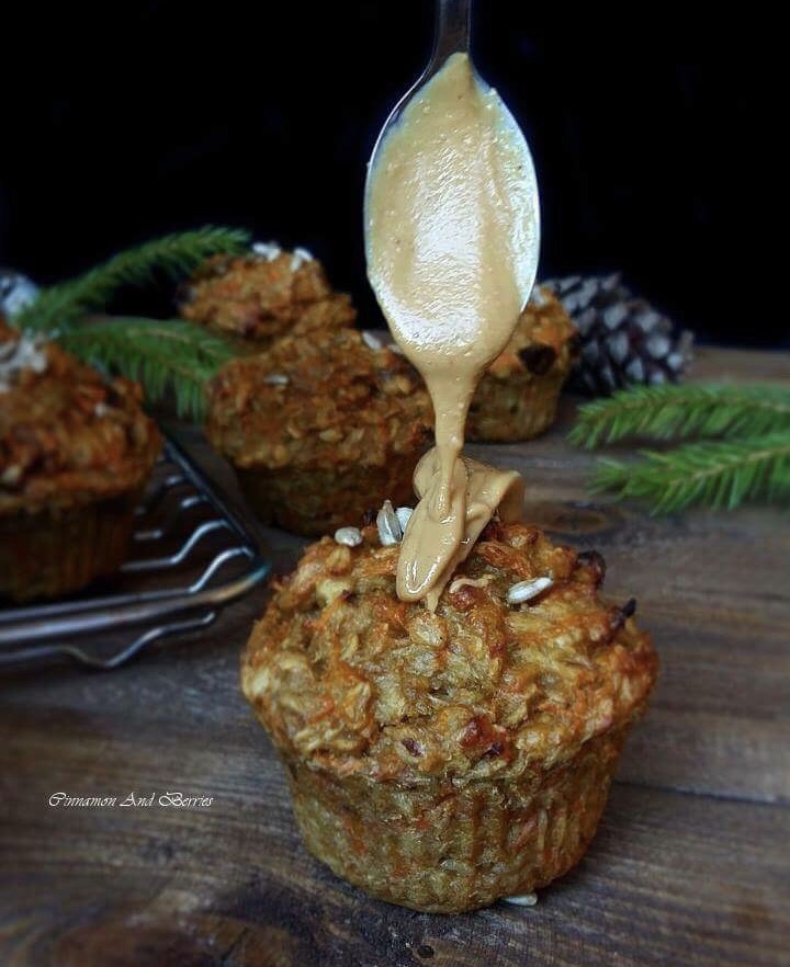 Bananowo Migdałowe Babeczki