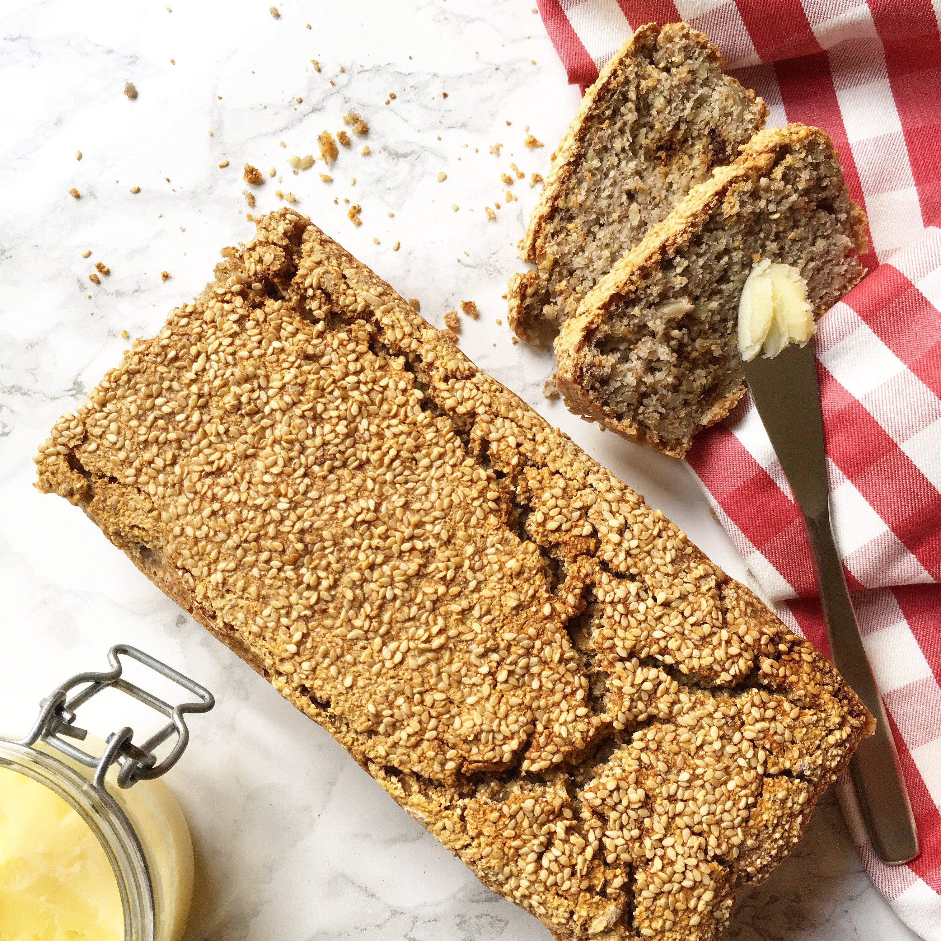 Chleb gryczany z ziarnami (bez glutenu)