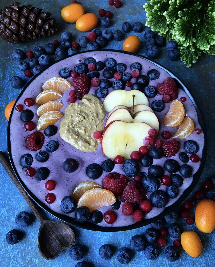 Jeżynowe Smoothie Bowl