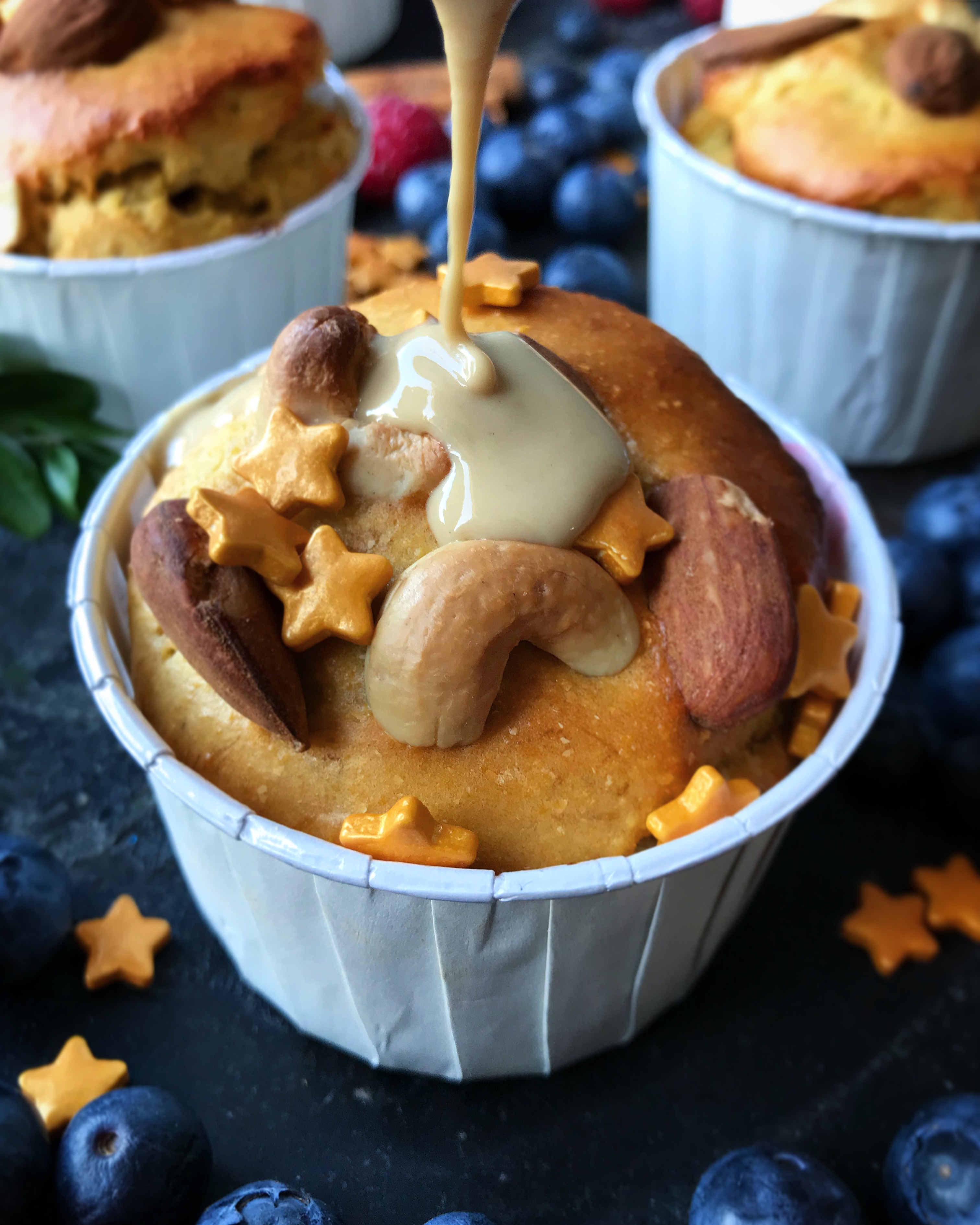 Bananowe babeczki bez cukru i  glutenu