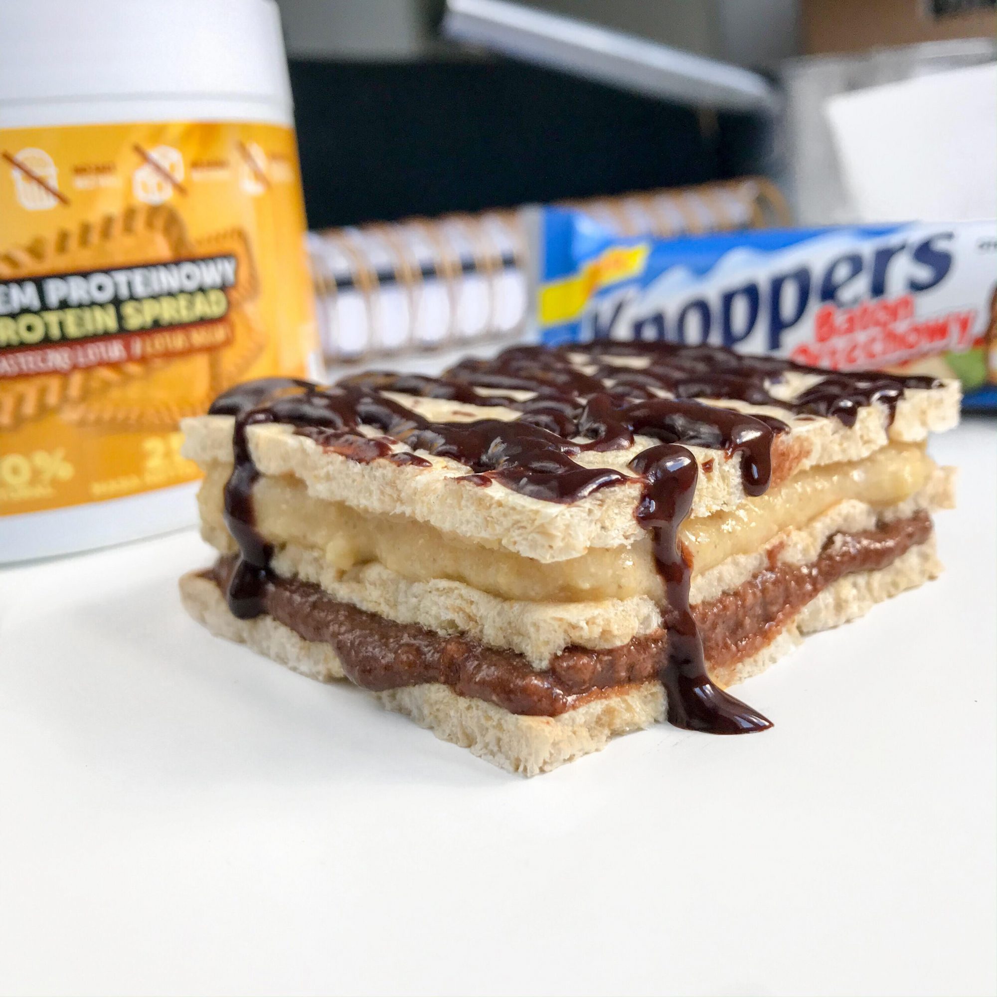 Waflowa kanapka a'la KNOPERS