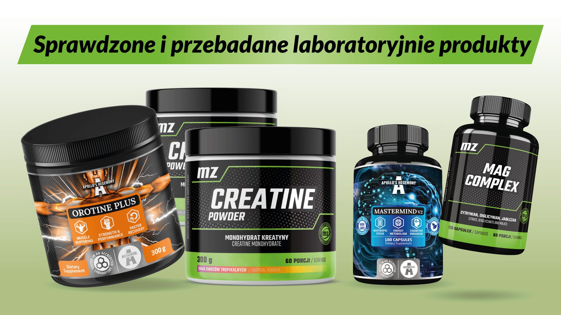 Wyniki badań  produktów Apollo’s Hegemony i MZ-STORE