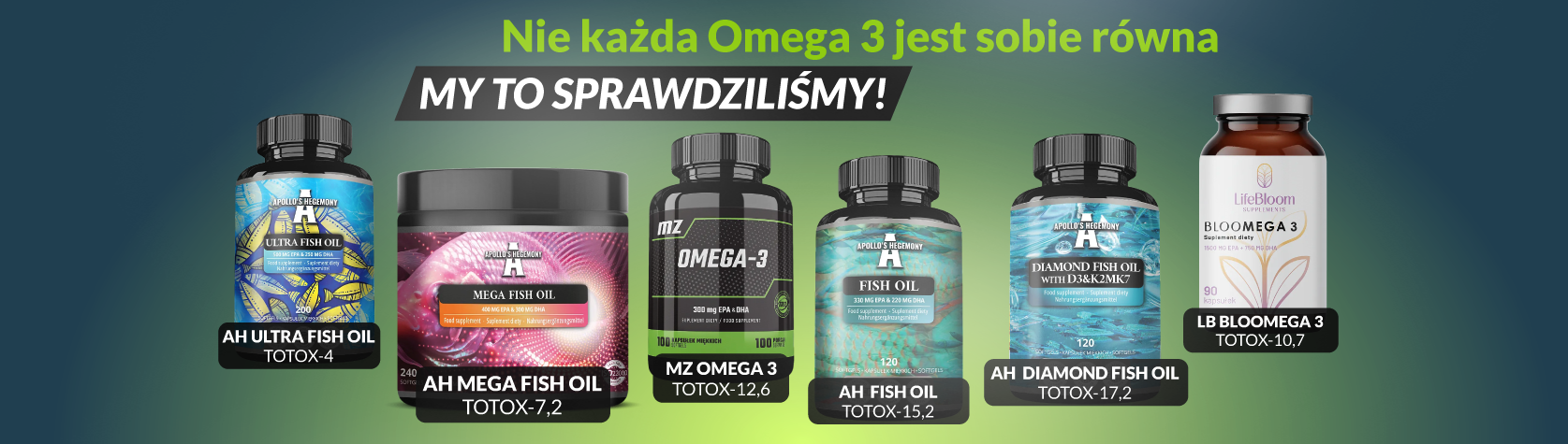 Omega-3 pod lupą - szczegółowa analiza suplementów Apollo's Hegemony i MZ-Store